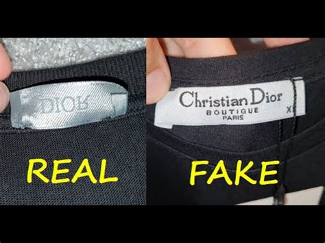 how to spot fake dior clothes|how to tell if dior shirt is real.